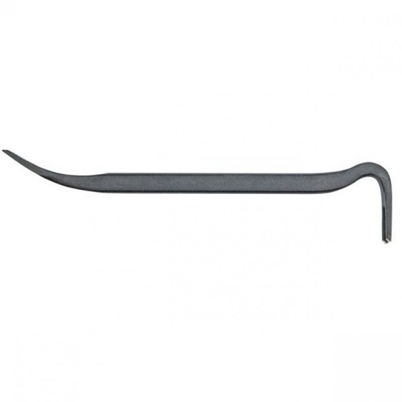 Crow bar with nail groove, square / 400x21x11mm