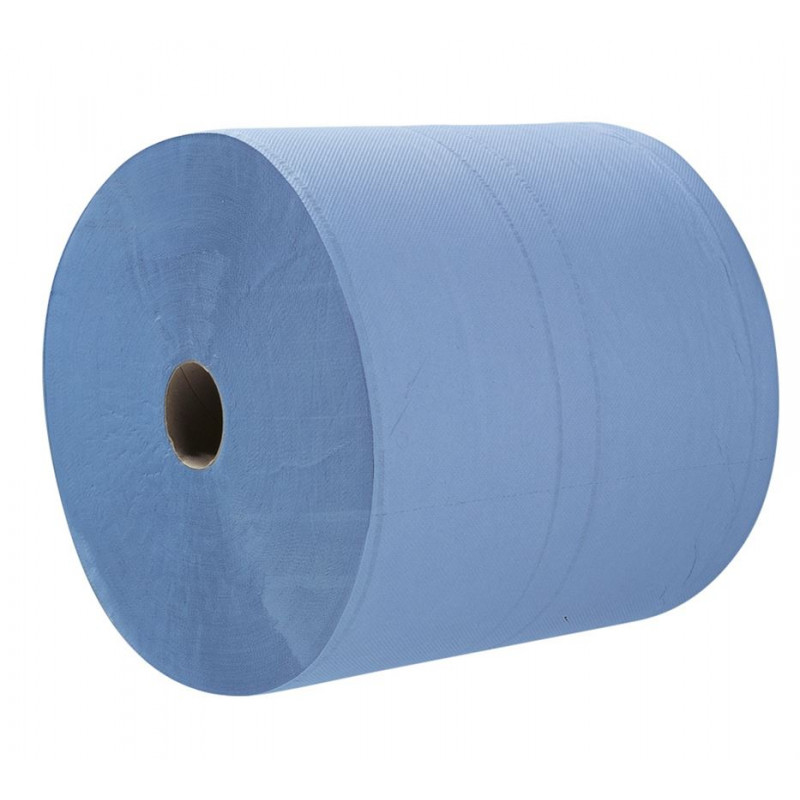 Blue industrial paper 2 layers 360 m, sheet 38 x 35 1028 sheets