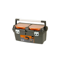 Instrumentu kaste 600x305x295mm 37L metāliskas aizdares BAHCO