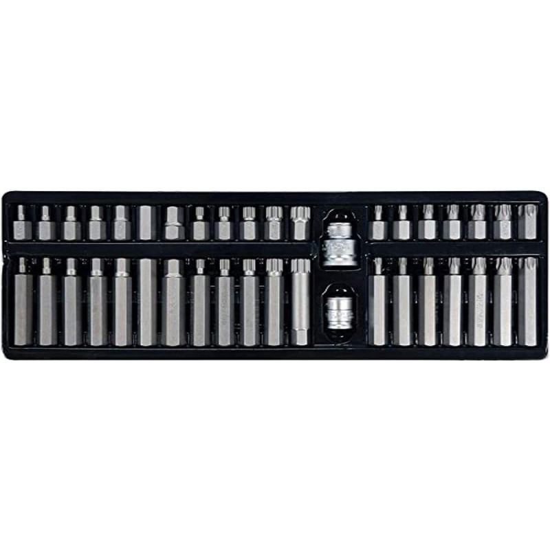 Skrūvuzgaļu komplekts SPLINE HEX TORX YATO(40vien.) YATO YT0400