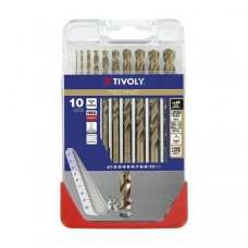 TIVOLY  urbju komplekts  metālam  COBALT HSCOB 5% CLIPSTER  PRO 10gab Ø1-10mm  11468570001