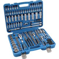 Uzgriežņu atslēgu komplekts BGS 2292 , viļņu profils | Piedziņa 6,3 mm (1/4 ") / 10 mm (3/8") / 12,5 mm (1/2 ") | 192 gab.