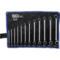 Dubultgredzenu uzgriežņu atslēgu komplekts | kloķieris | SW 6 x 7 - 30 x 32 mm | 12 gab.